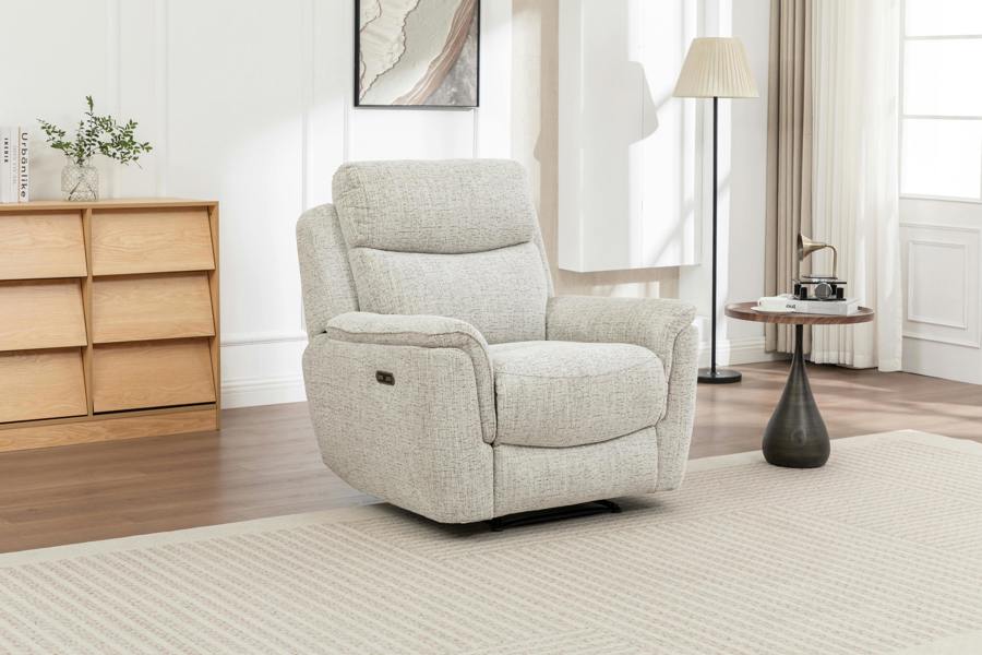Hawbush Power Recliner Armchair - Beige