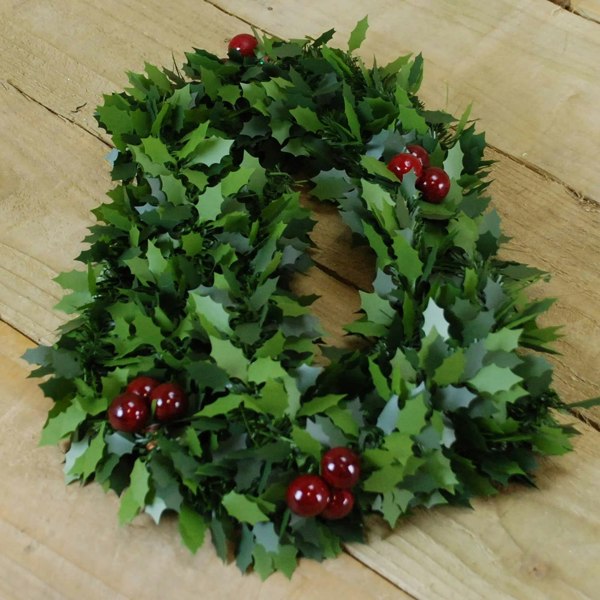 Samuel Alexander 2m Christmas Holly with Red Berries Tinsel / Garland