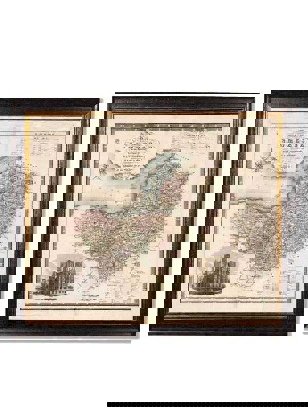 Exceptional Art c.1830 County Maps of England