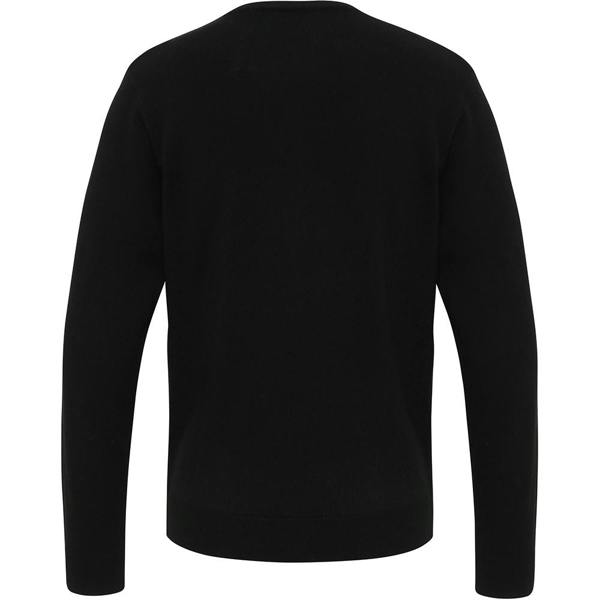 Premier Mens Essential Acrylic V-Neck Sweater - Black