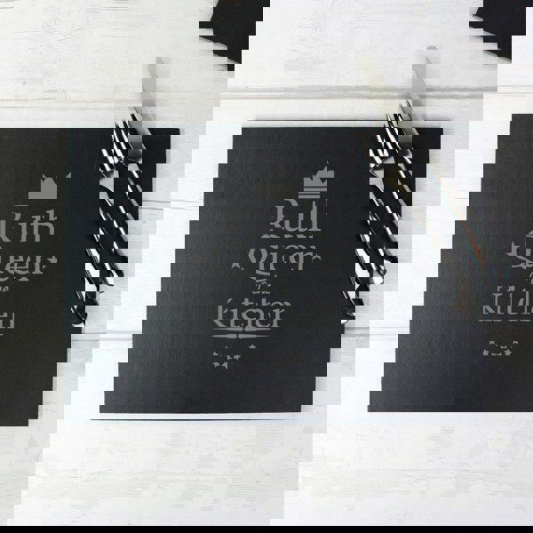 Personalised Memento Company Personalised Queen of the Kitchen Slate Placemat