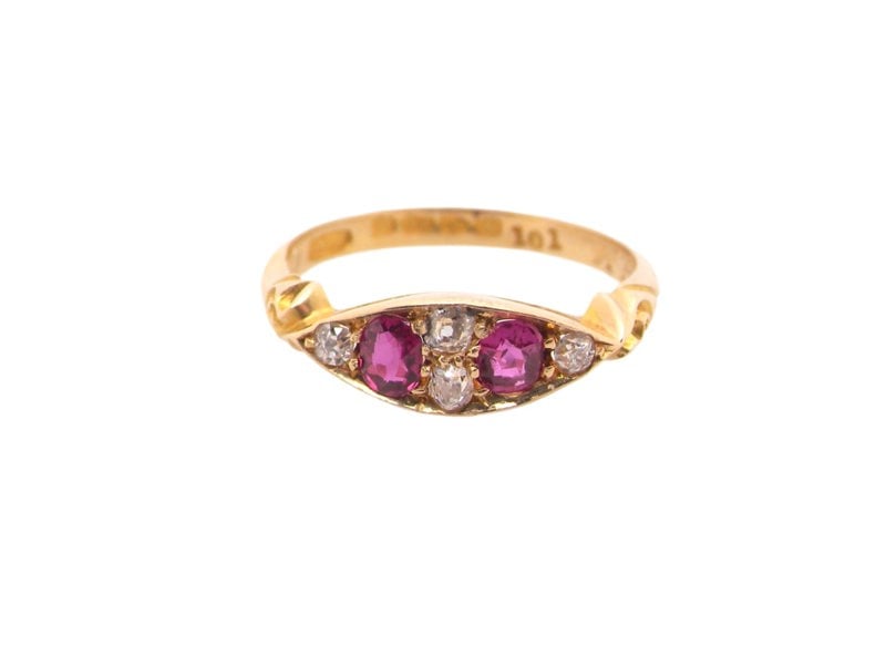 Vintage Tom An Edwardian Ruby and Diamond Ring