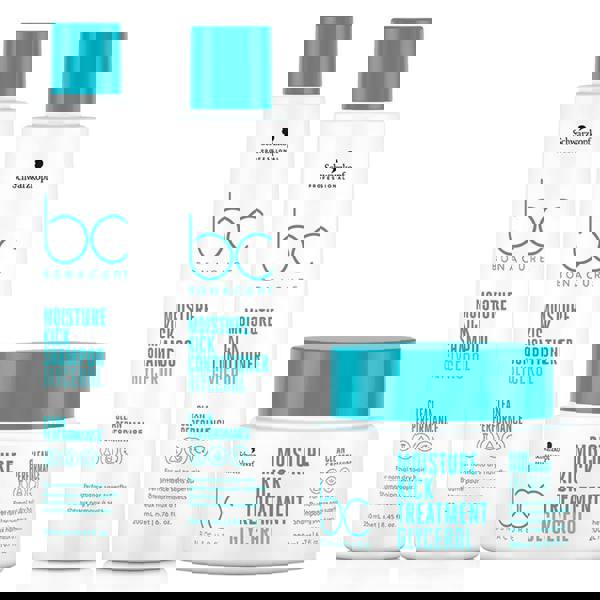 Schwarzkopf Clean Moisture Kick Shampoo Conditioner Treatment