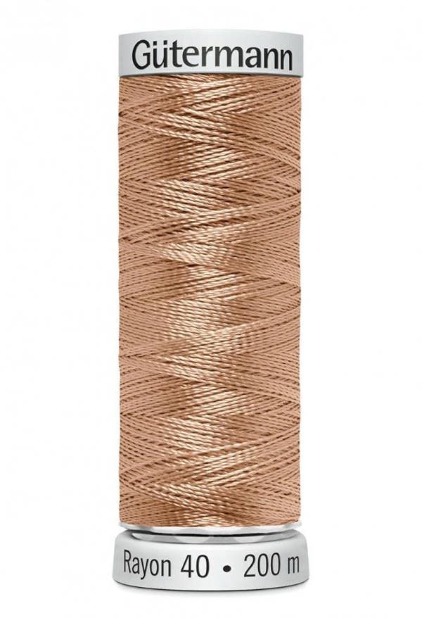 Gutermann No 40 Sulky Rayon Embroidery Thread 200m Rayon Thread Suitable For Embroidery