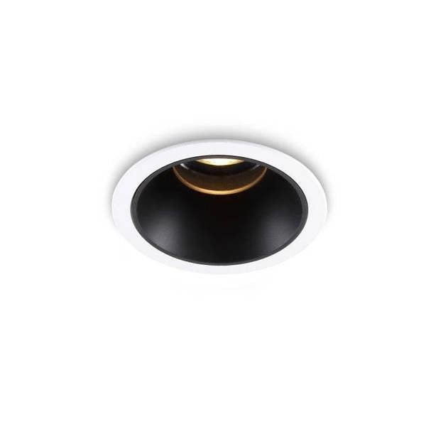 5 Watt Dimmable Black Recessed Downlight - Ultra Beam Lighting Ltd