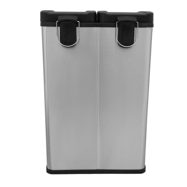 Monstershop 60L Dual Pedal Bin In Stainless Steel