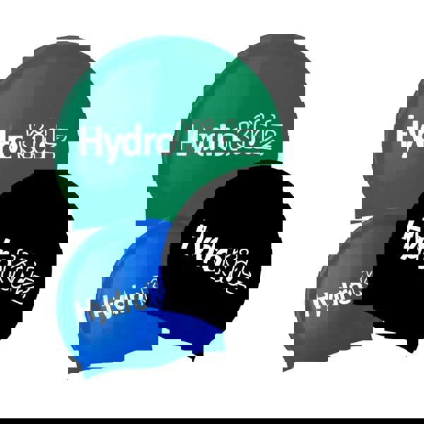 Vibrant green and blue Hydrokidz silicone caps for kids 2-8 years, high quality