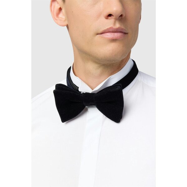 Limehaus Slim Fit White Stretch Wing Collar Dress Shirt