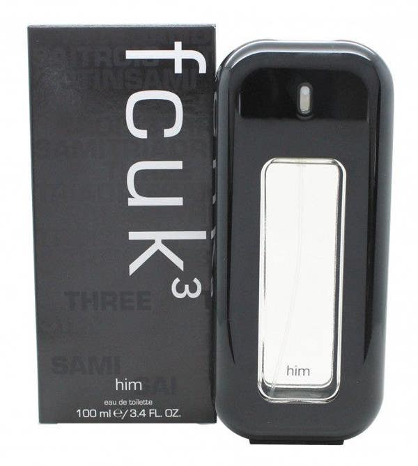 Fcuk Fcuk 3 Him Eau De Toilette 100ml EDT Spray For Men