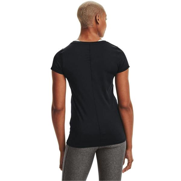 Under Armour Womens/Ladies Performance HeatGear Short-Sleeved Training T-Shirt - Black - 