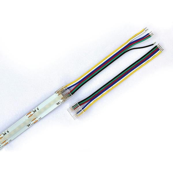 ENER-J RGBCW LED Strip (T595) connector with Power cable of 10 cms