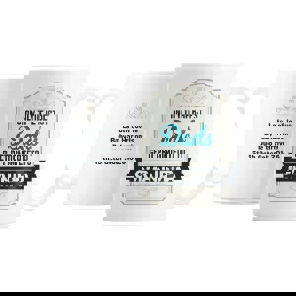 Personalised Memento Company Personalised Best Dads Get Promoted to Mug