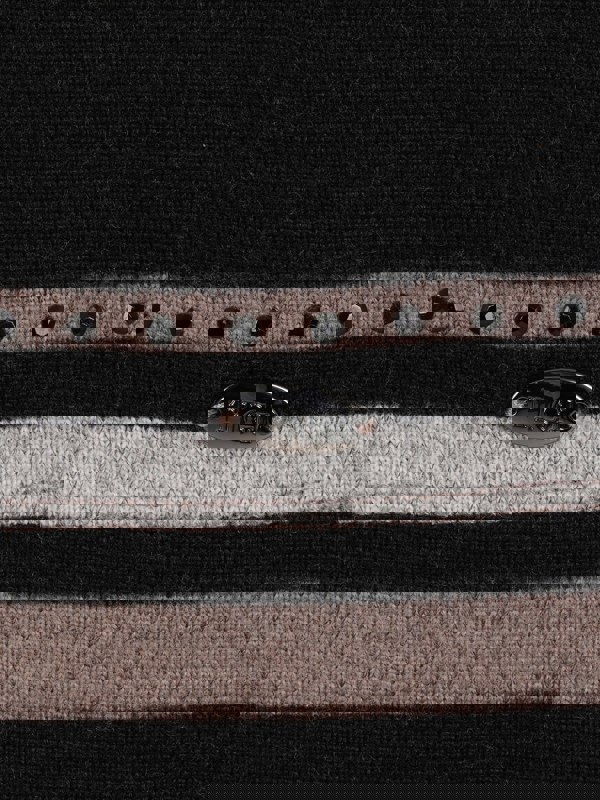 TIGI-Wear Stripe Top With Diamantes