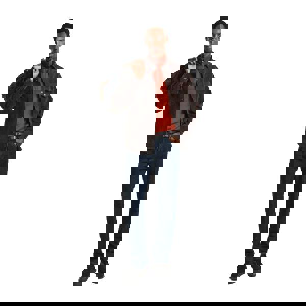 Gant Mens Superfine Lambswool Half Zip Sweatshirt - Brown - 