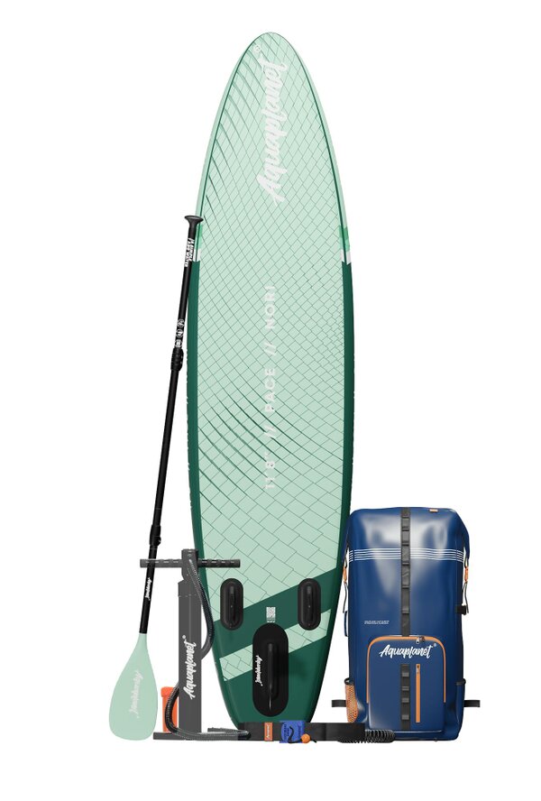 Aquaplanet PACE Plus 11'8" Inflatable Paddle Board Package - Nori