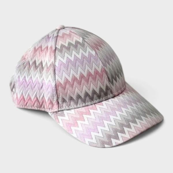 Missoni Zig Zag Print Baseball Cap Pink