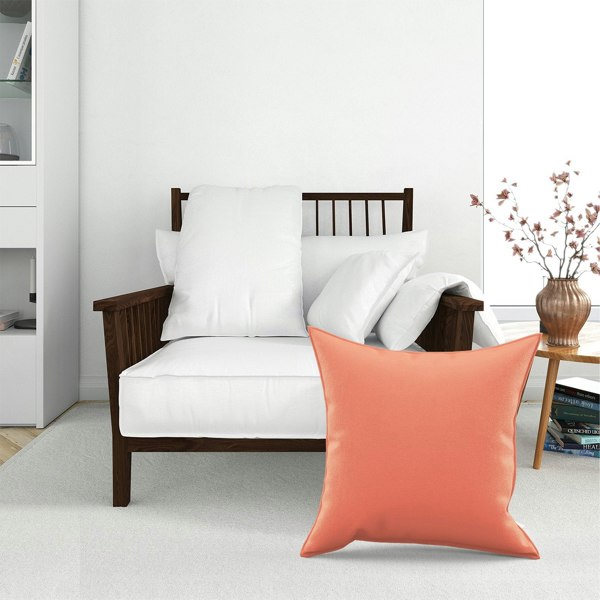 Warren Reed Faded Orange Floor Cushion