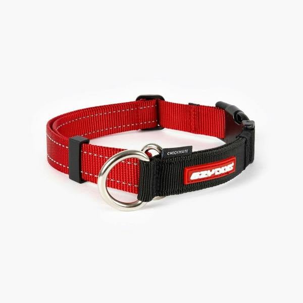 EzyDog Checkmate Collar in Red