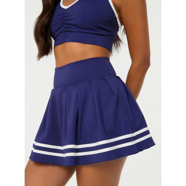 Pink Vanilla Contrast Trim Active Skirt