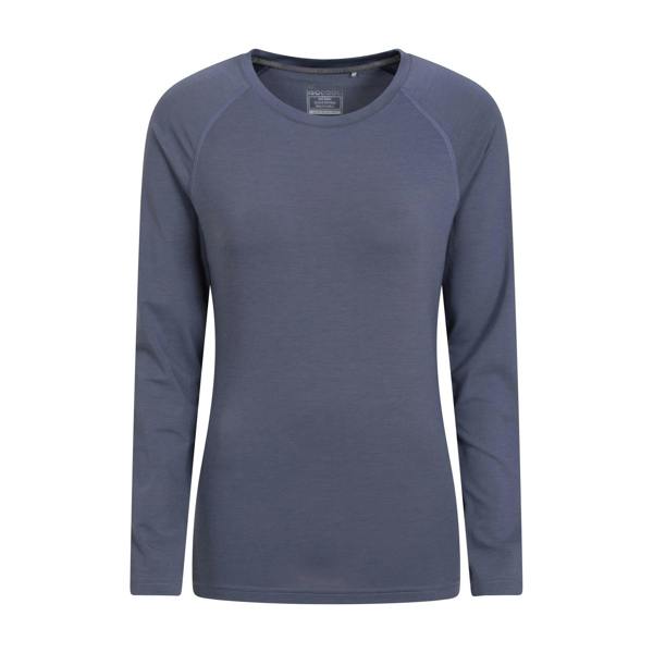 Mountain Warehouse Womens/Ladies Quick Dry Long-Sleeved Top - Dark Grey - 