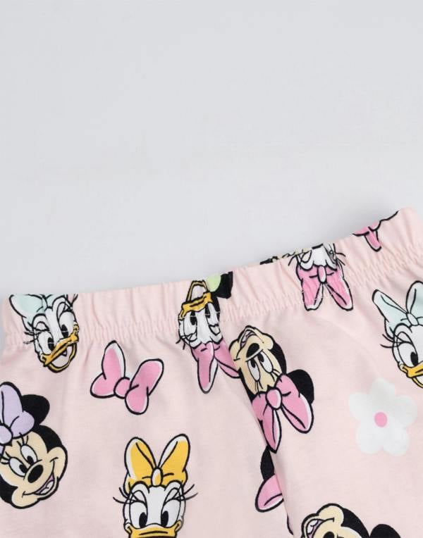 Vanilla Underground Disney Girls Multicoloured Minnie Mouse Multi-Pack of 2 Long Sleeve Long Leg Pyjama Set