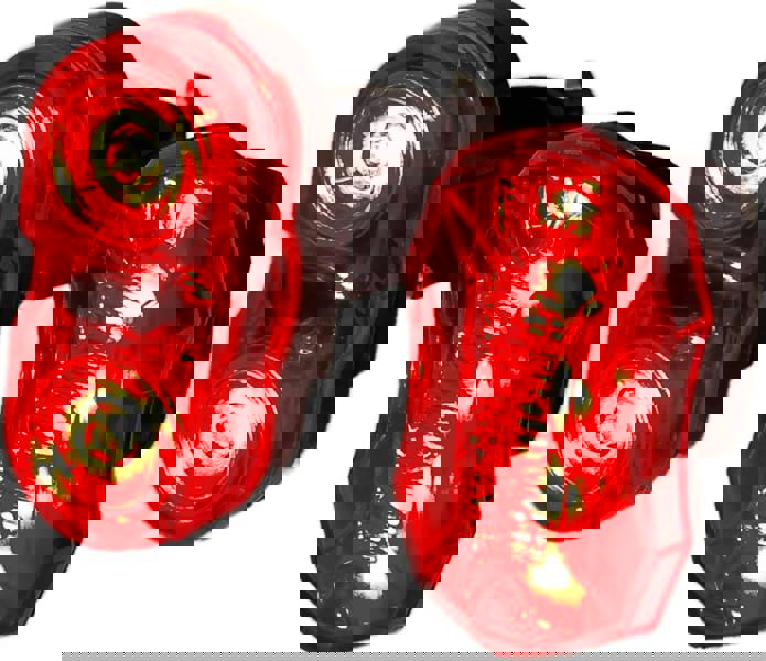 Awe Twin Red LED Bike Light Set, 2 x 0.5W AAA Battery & 5 x Red SMD LED