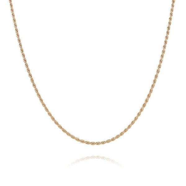 Sterling Silver Rope Chain Necklace - Spero London