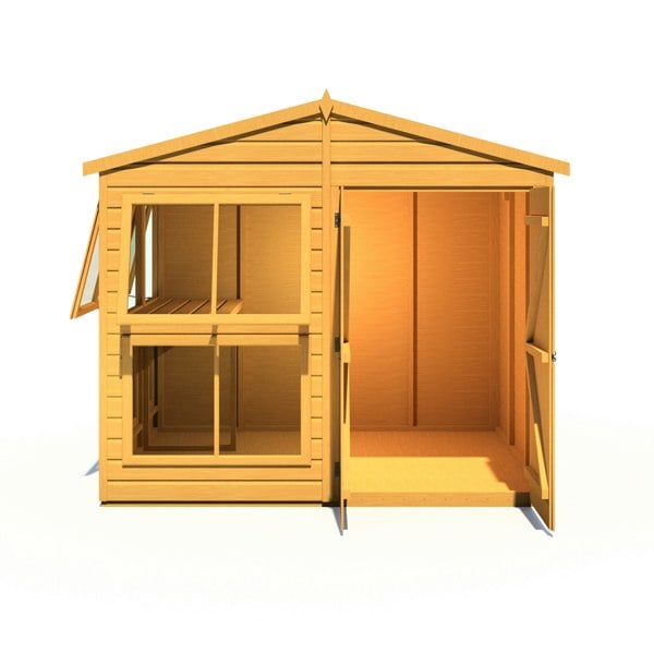 8x6 Sunhut Potting Shed with double doors - Best Shed