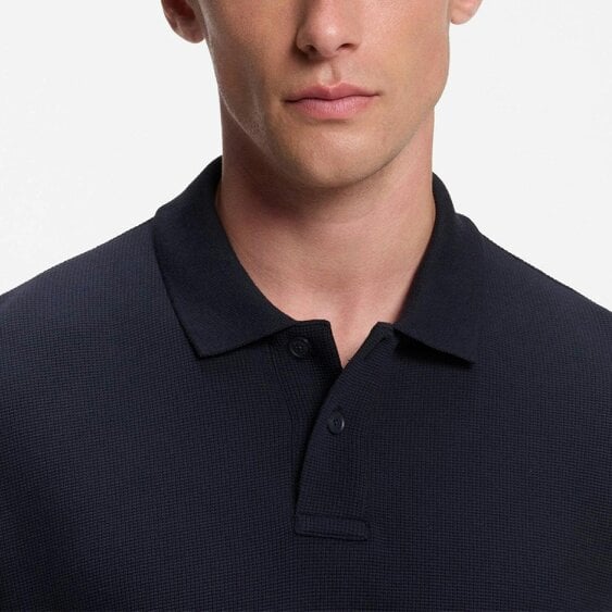 Boss Petempestolong 1 Waffle LS Polo