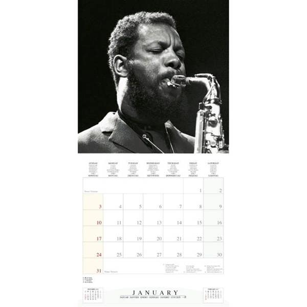Jazz History Calendar 2027, Wall Calendars, Month To View, Entertainment, Gift