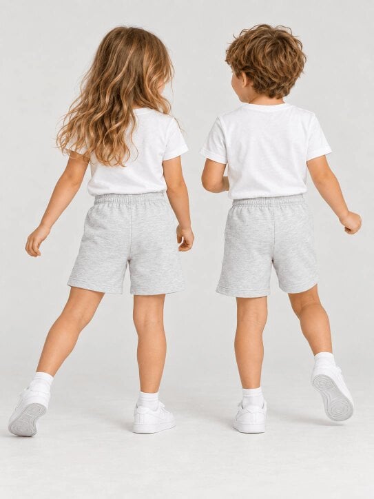 Childsplay Kids Cotton Shorts in Grey
