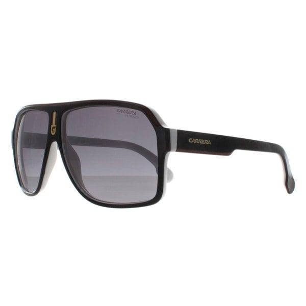 Carrera Sunglasses 1001/S 80S 9O Black White Dark Grey Gradient