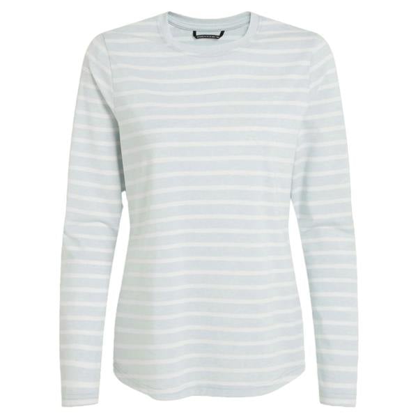 Craghoppers Womens/Ladies Akona Striped Nosilife Long-Sleeved T-Shirt - Nimbus Blue - 