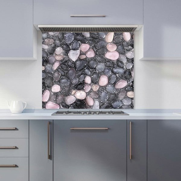 Warren Reed - Designer Glossy Pebbles in Soft Hues Kitchen Splashback