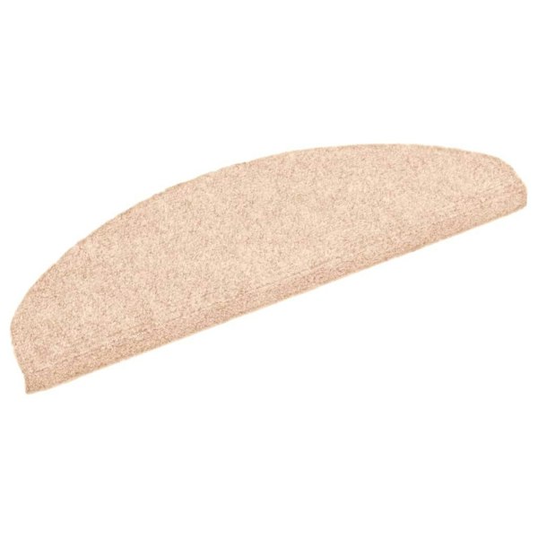 Berkfield Self-adhesive Stair Mats 5 pcs Brown 65x21x4 cm Needle Punch