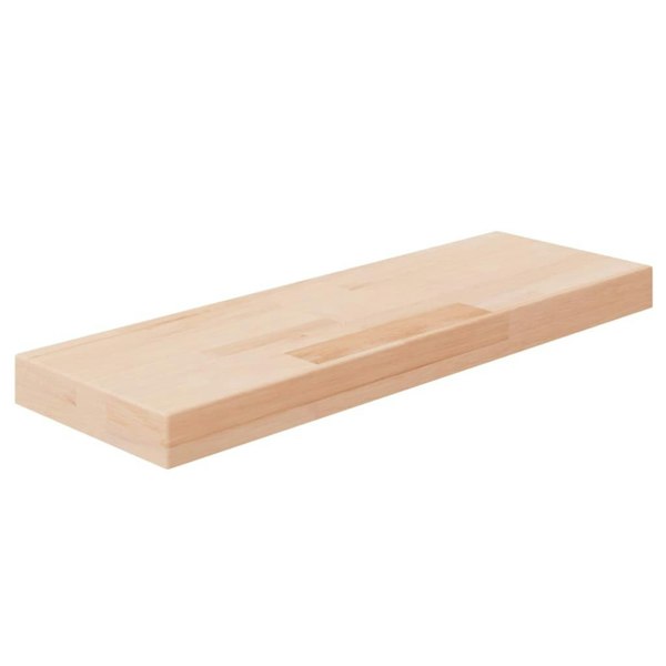 Berkfield Shelf Board 60x20x4 cm Untreated Solid Wood Oak
