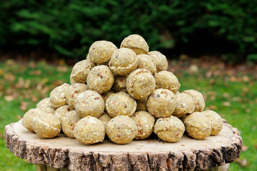Grumpy Gardener Golden Fat Balls - 12.55kg Box of ~150 x No Mess Fat Balls