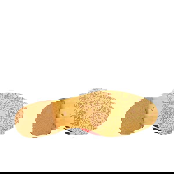 Embassy London Gigot - Red Multi - Women's closed heel round toe leather flat sandal