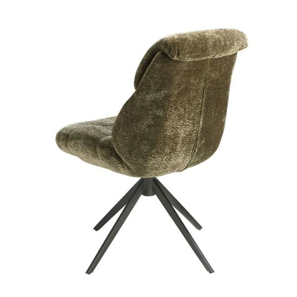 Angel Cerdá Olive green velvet swivel chair 4248