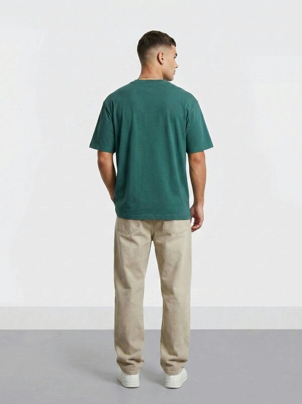 London Attitude Essential Split Graphic Premium Organic Cotton T-Shirt
