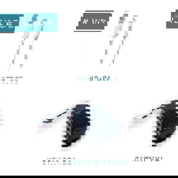 Carry-On 49 Key Touch Sensitive Folding Piano#Colour_White