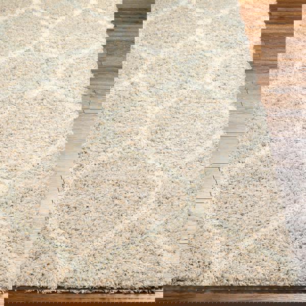 Livabliss Urban Shag-Modern Beige Ivory Cream Soft Plush Pile Rug