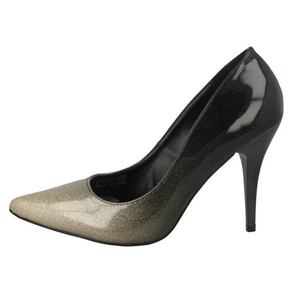Anne Michelle Ladies Anne Michelle High Heel Pointed Toe Court Shoes