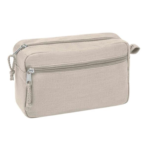 MidOcean Naima Cosmetic Hemp Cosmetic Bag - Beige - 