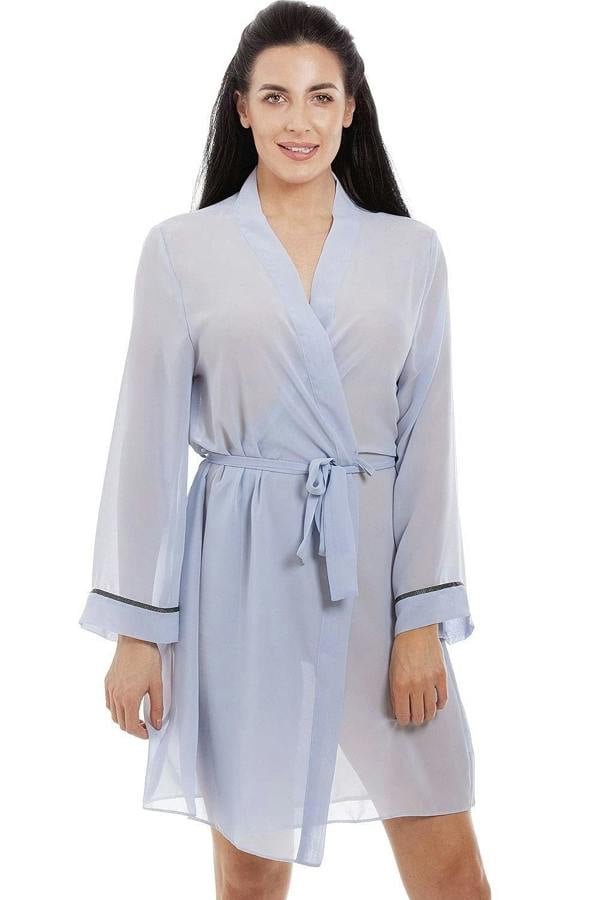 Womens Various Lightweight Chiffon Chemise & Wrap Set