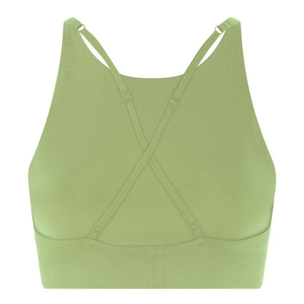 Girlfriend Collective Womens/Ladies Topanga Cross Back Bra - Mantis