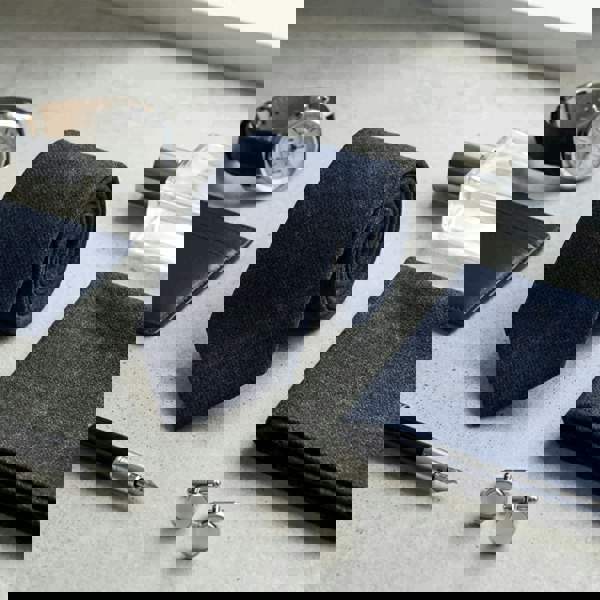 TruClothing Men's Wool Blend Herringbone Plaid Tweed Tie