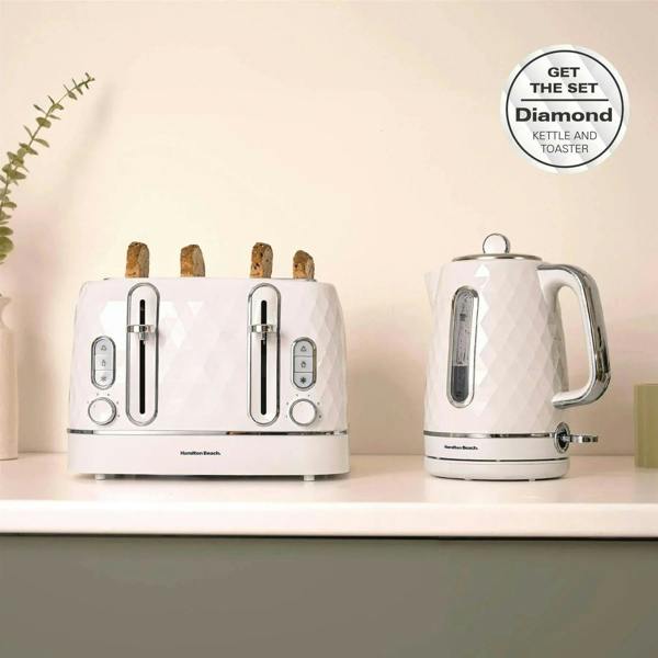 Hamilton Beach Diamond 1.7L Kettle - White