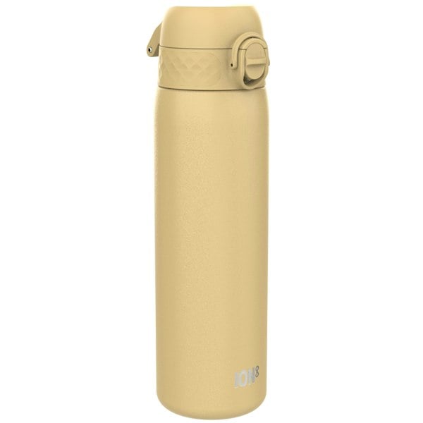 ION8 Leak Proof Slim Water Bottle, Stainless Steel, Desert, 600ml (20oz)
