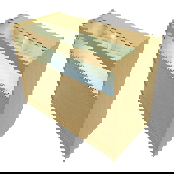 Monstershop LED Retail Shop Counter B1200 - Maple